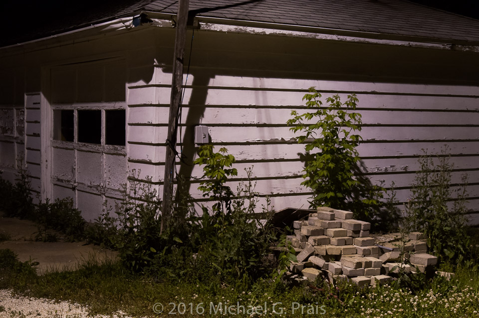 Night Study: Garage and Building 3/8