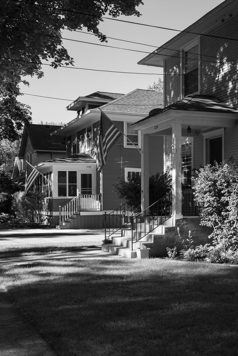 Neighbors - Gray with Porch and Posts