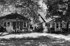 Houses - Green and Gray in Shade