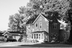 Houses - White Screen Porch and Car