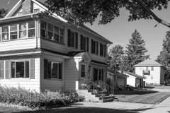 Houses - White Sunroom and Neighbor