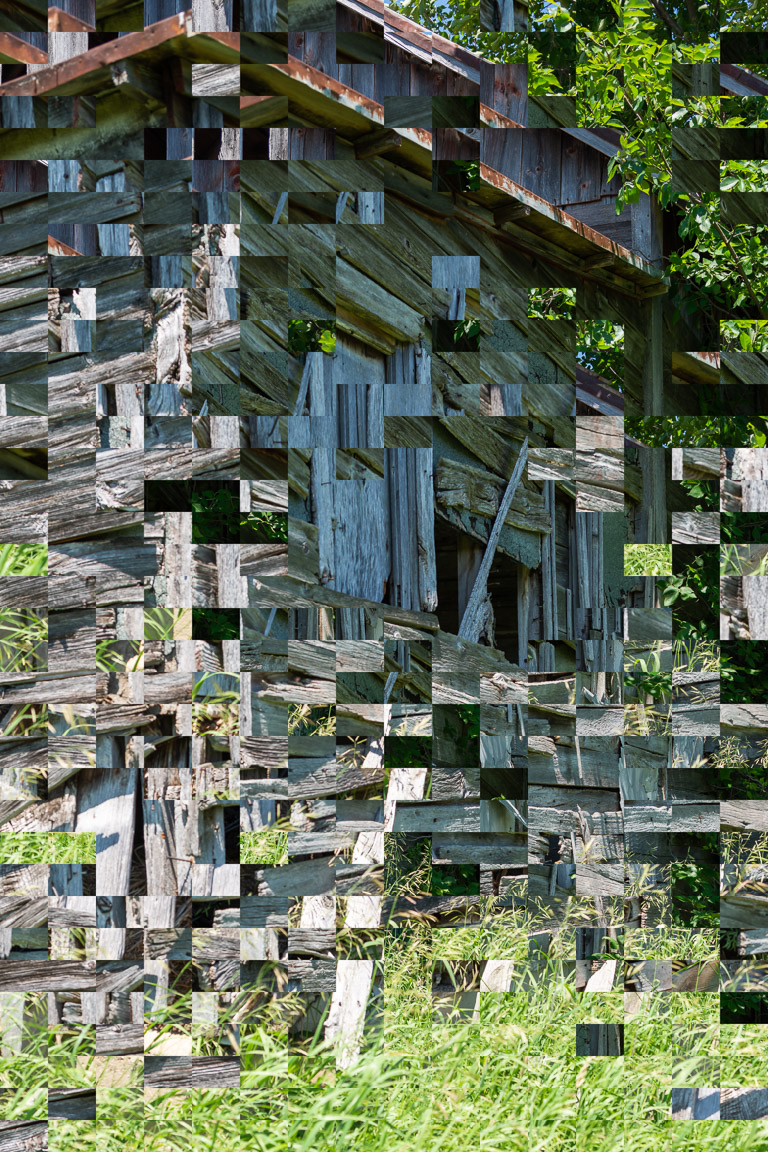 Out of Context (Abandoned Building Corner Windows)