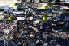 Out of Context (Burned Bike with Barrels)