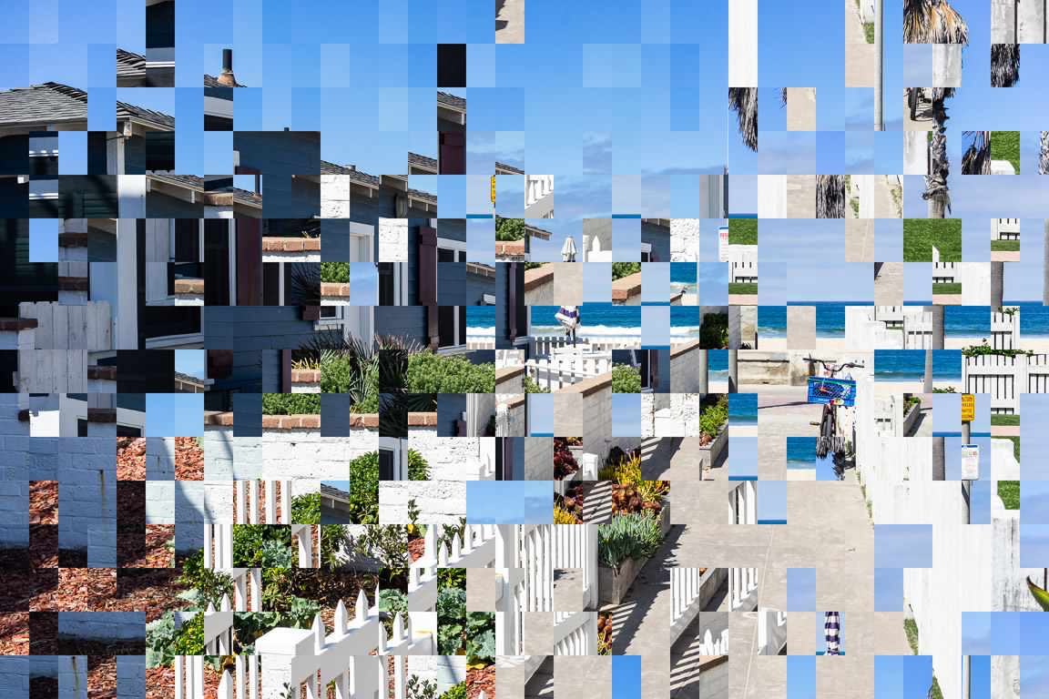 Out of Context (Blue Cottage on the Ocean)