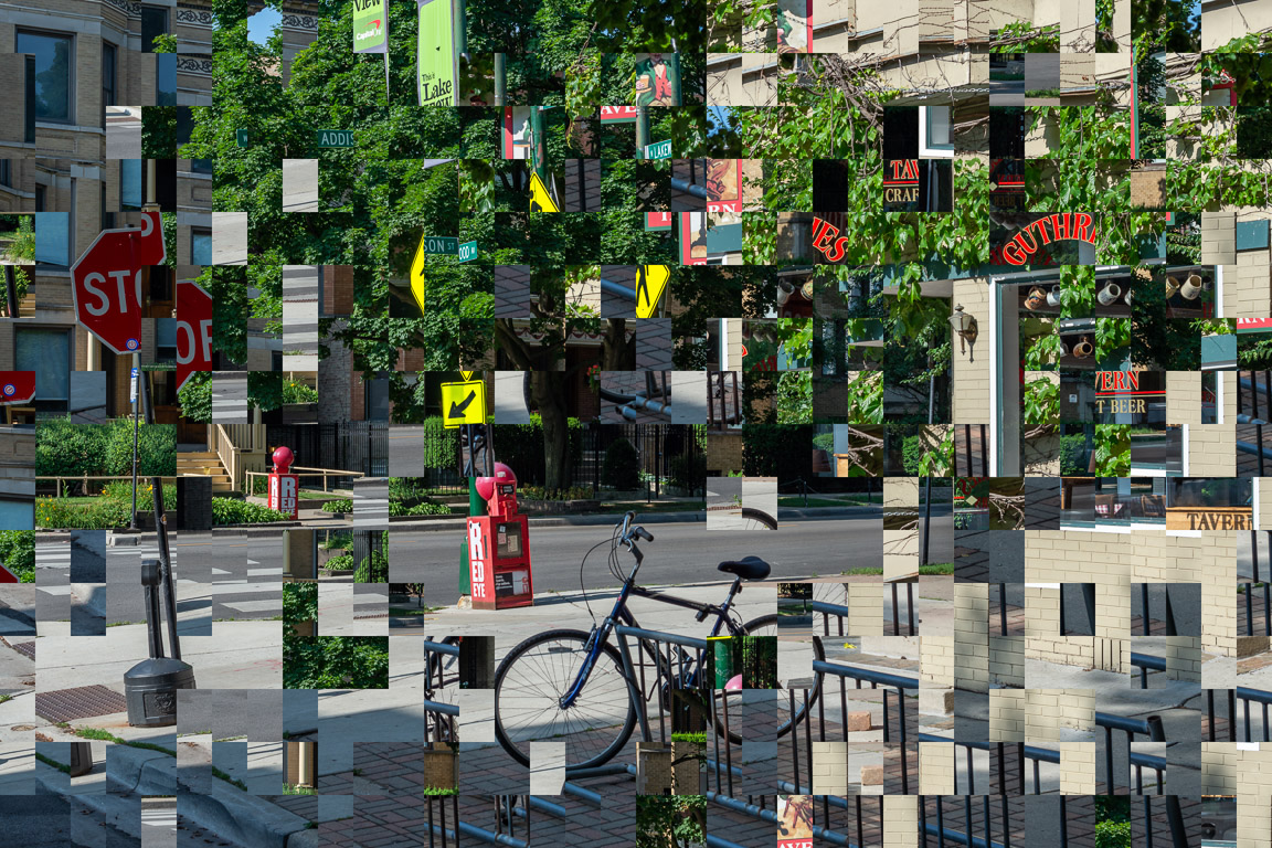 Out of Context (Lakeview Corner with Bike)