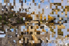 Out of Context (Palms Cliffs and Sand)