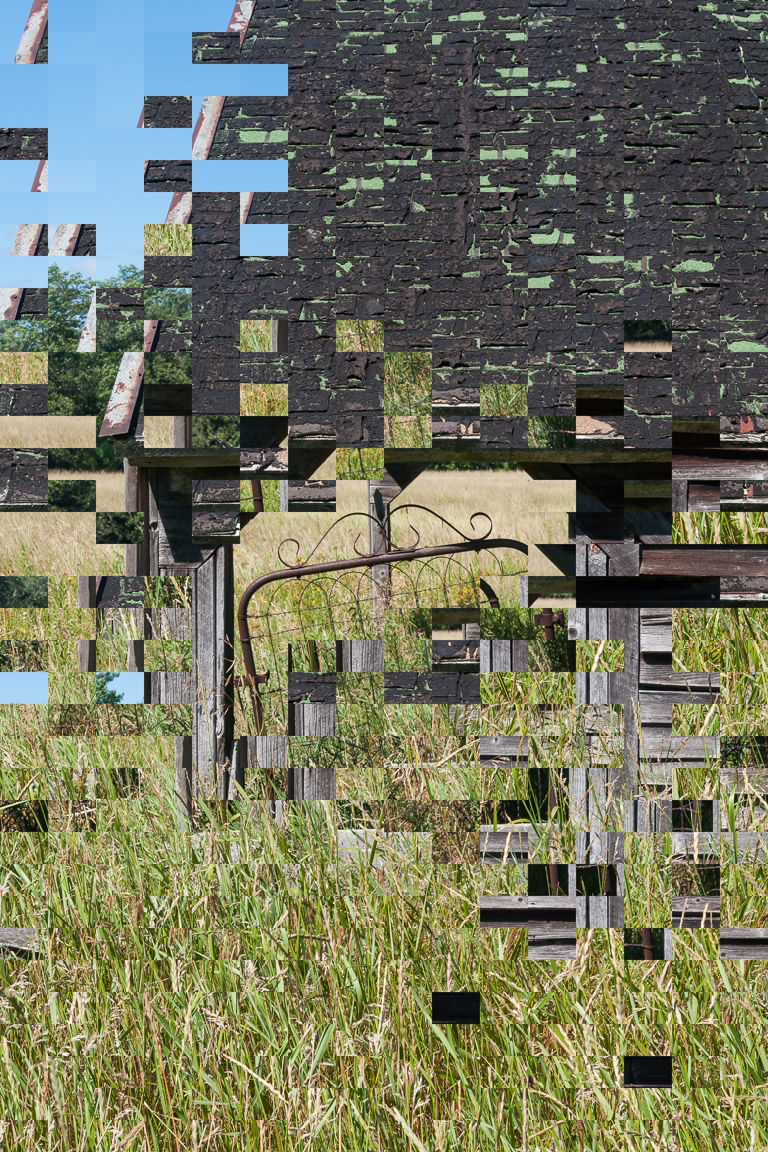 Out of Context (Broken Gate on Farm Building)