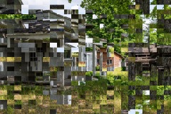 Out of Context (Old Gray Porch Distant Shacks)