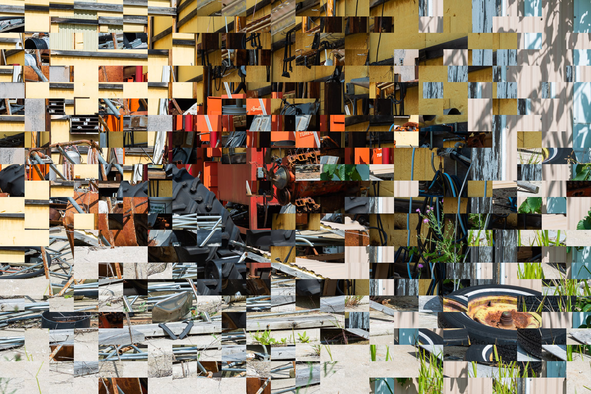 Out of Context (Tires in the Machine Shop)