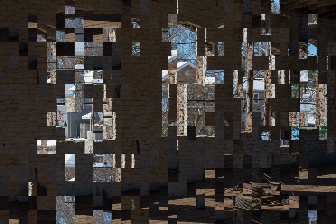 Out of Context (Windows with Fan on Floor)