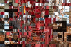 Out of Context (Red Pipes in Factory)