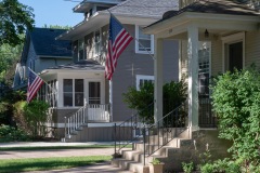 Neighbors - Gray with Porch and Posts