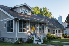 Houses - Gray with Steps and Neighbor