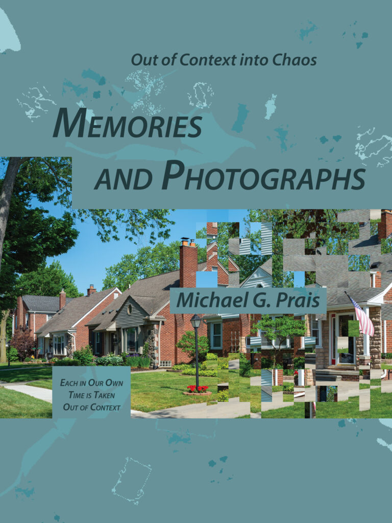 Cover page for book, Out of Context: Memories and Photographs, in the set, Out of Context into Chaos